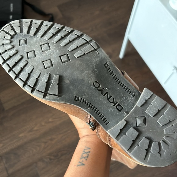 DKNYC women’s leather light brown/light cognac size 9.5 US riding boots - Picture 3 of 6